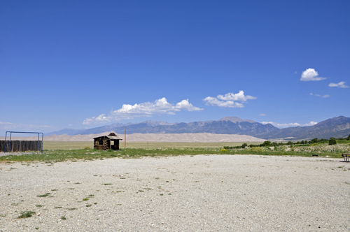 view from the RV of the two RV Gypsies